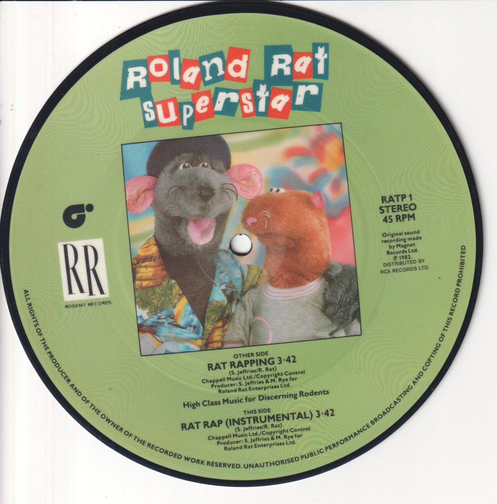 Roland Rat Superstar - Rat Rapping - 7 Inch
