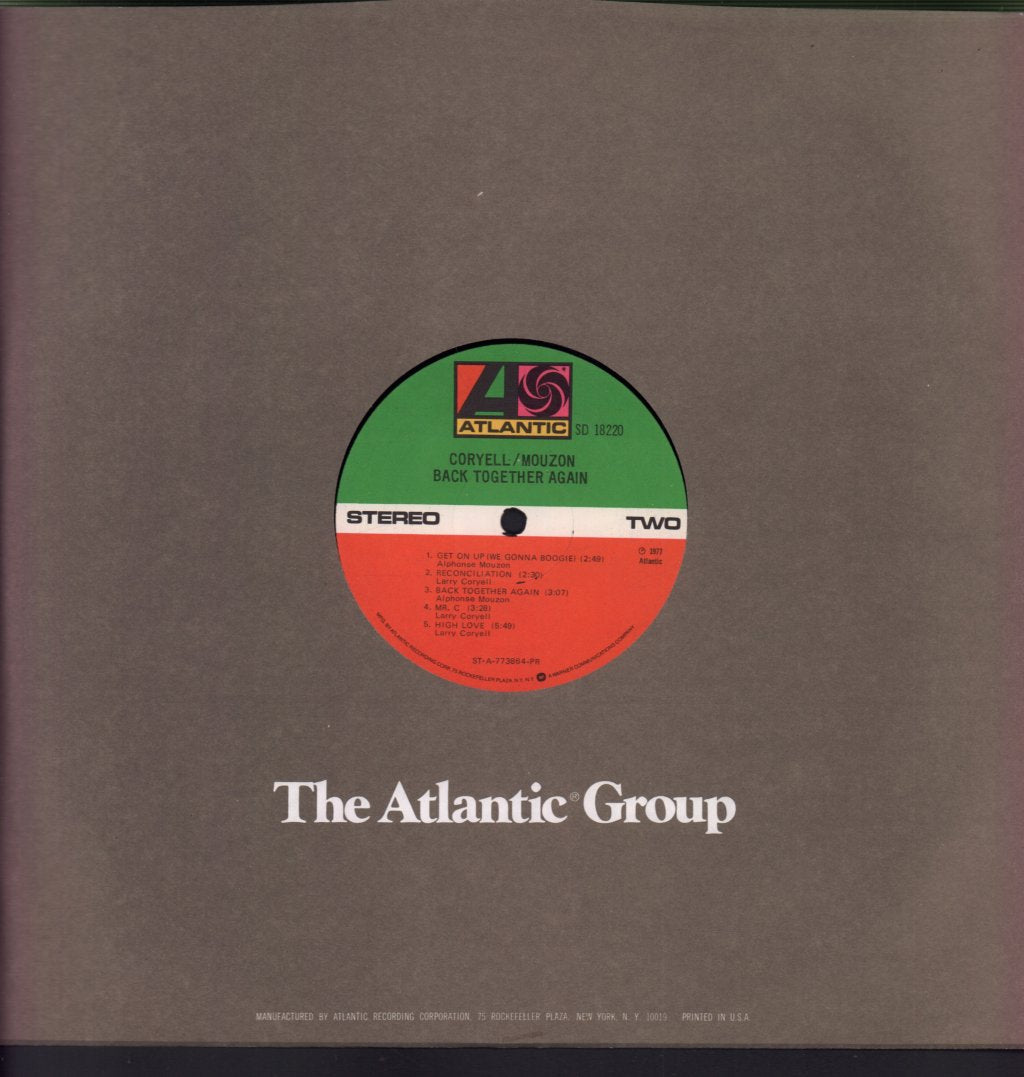 Alphonse Mouzon - Back Together Again - Lp