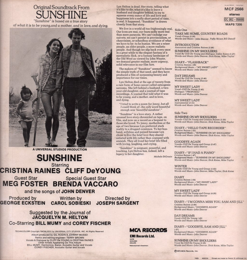 Sunshine - Original Soudtrack - Lp