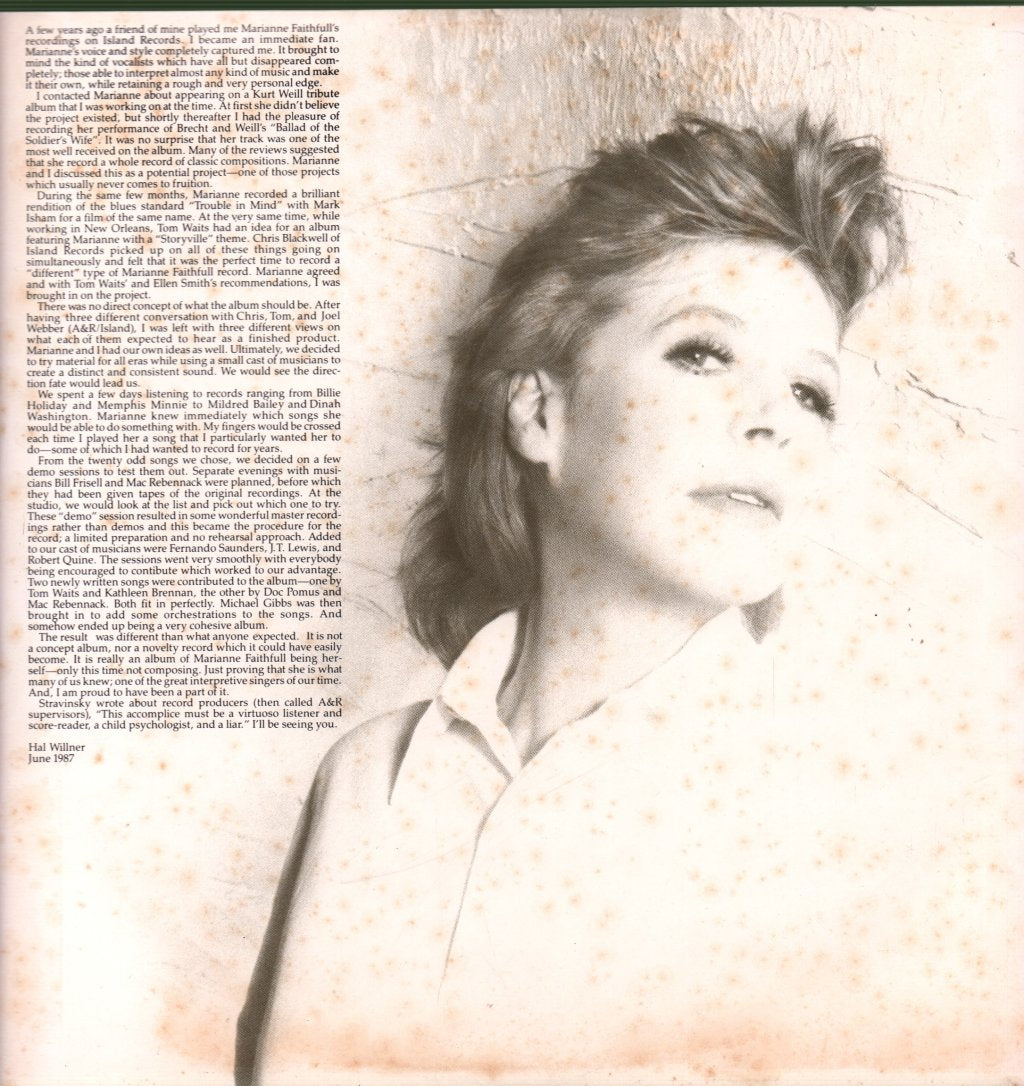 Marianne Faithfull - Strange Weather - Lp