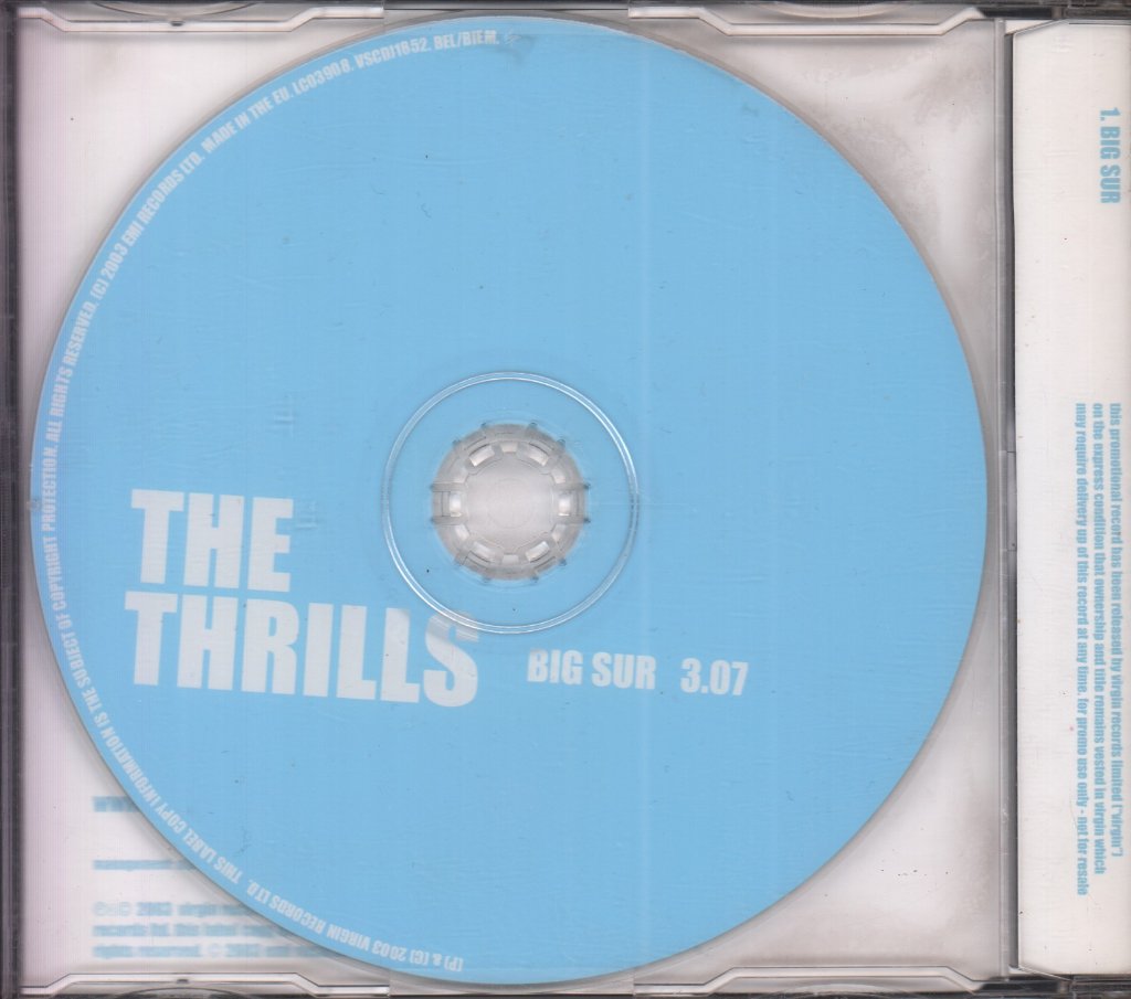 Thrills (Irish) - Big Sur - Cd
