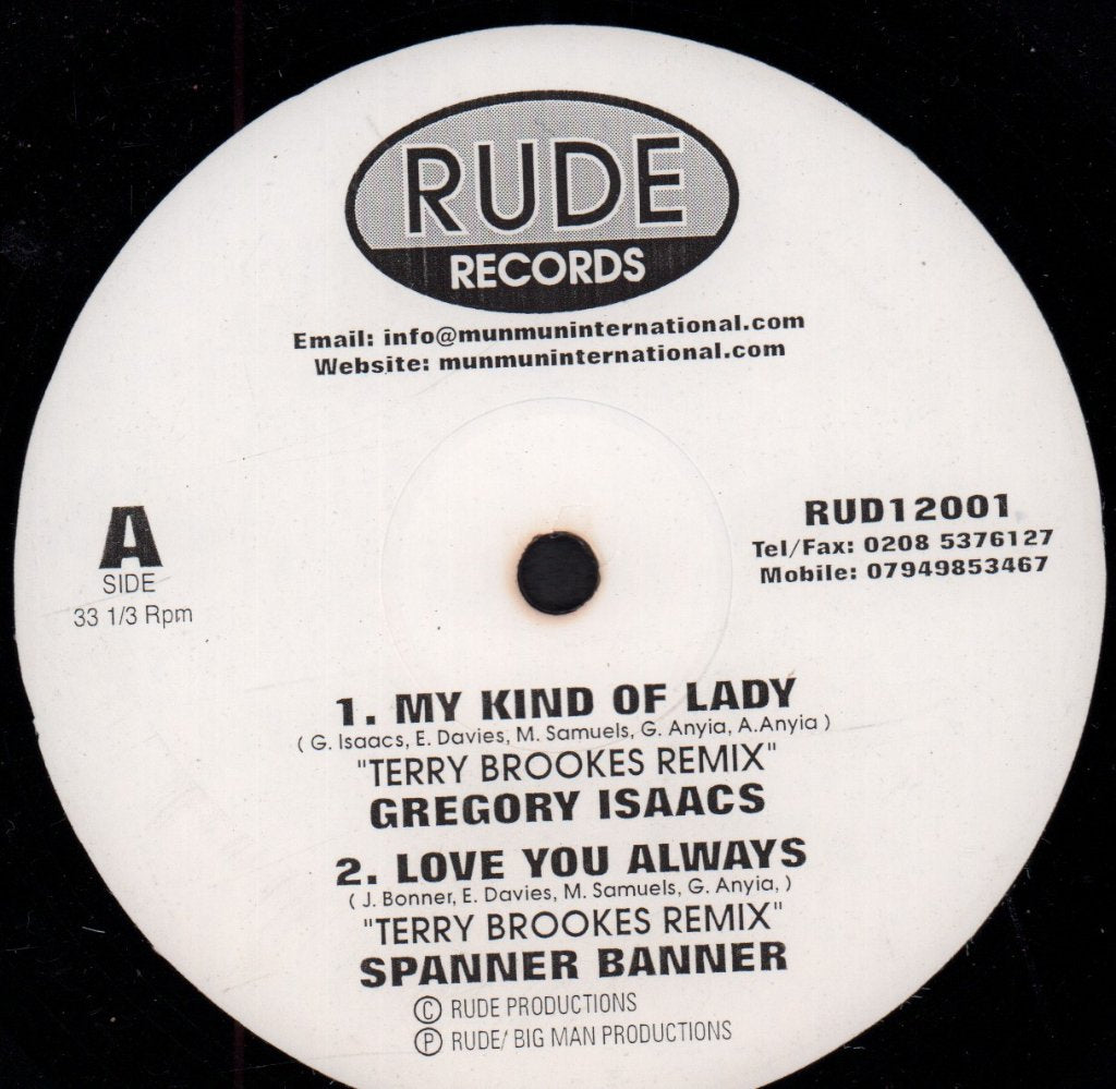 Gregory Isaacs - my kind of lady - 12 Inch