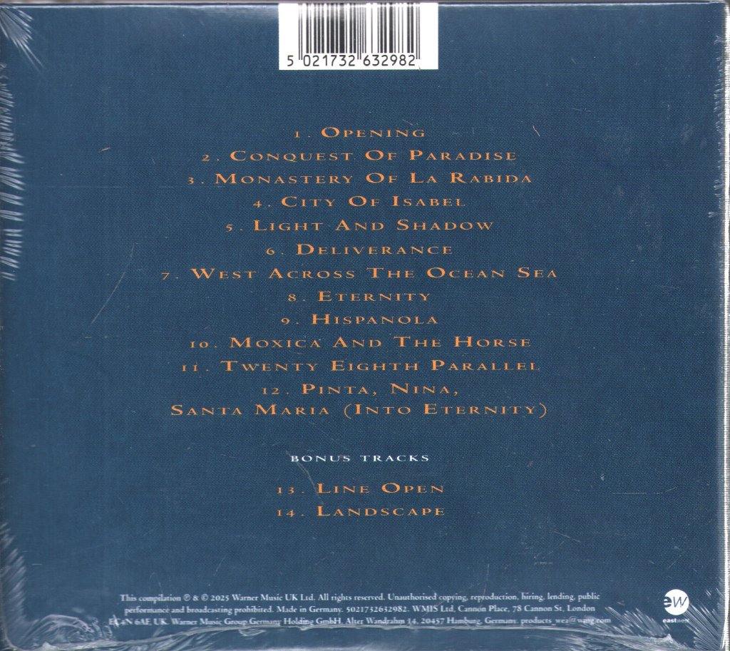 Vangelis - 1492: Conquest Of Paradise - Cd