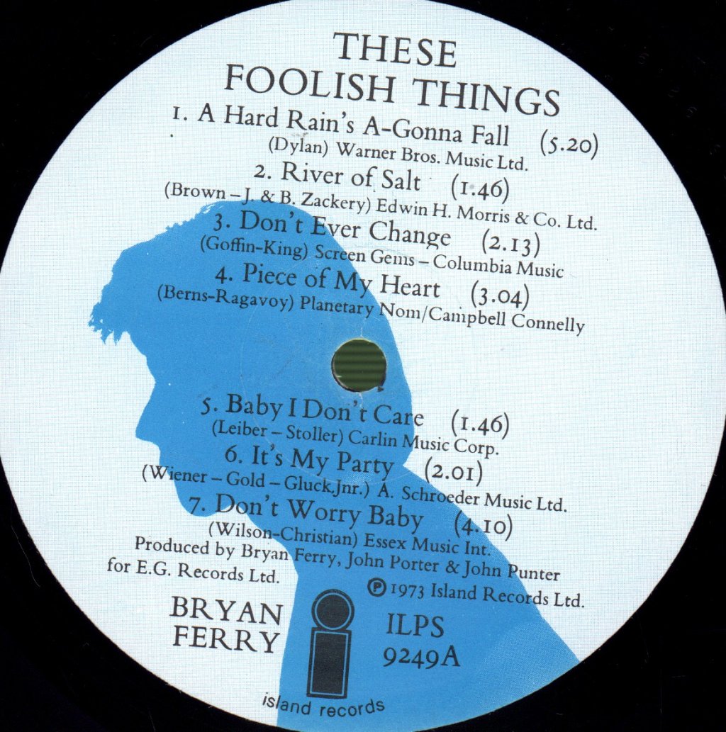 Bryan Ferry - These Foolish Things - Lp