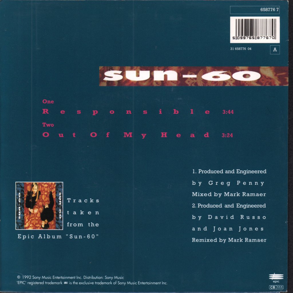 Sun 60 - Responsible - 7 Inch