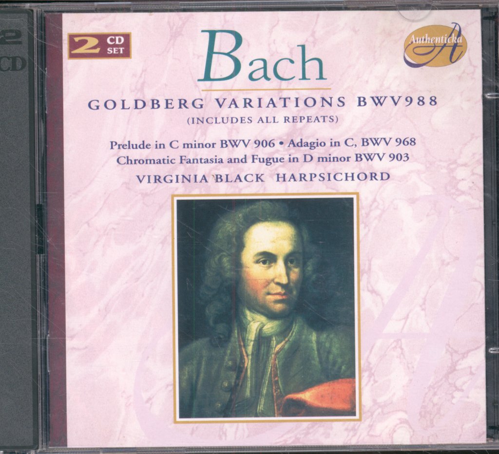 Virginia Black - Bach - Goldberg Variations BWV 988 (includes All Repeats) - Double Cd