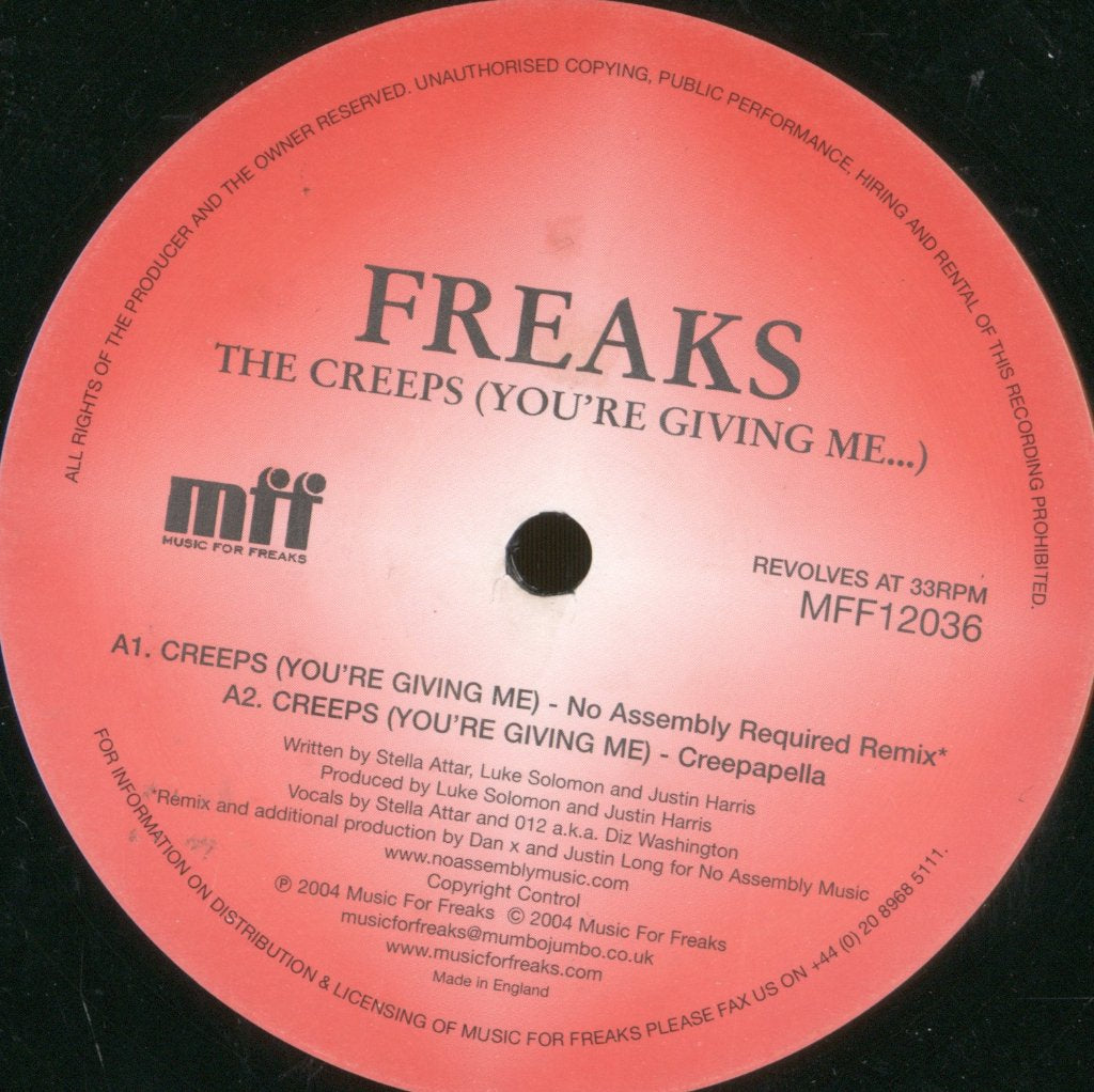 Freaks - Creeps (You're Giving Me) - 12 Inch