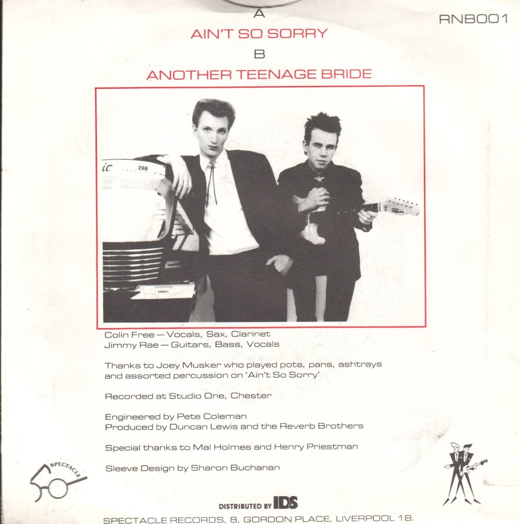 Reverb Brothers - Ain't So Sorry - 7 Inch