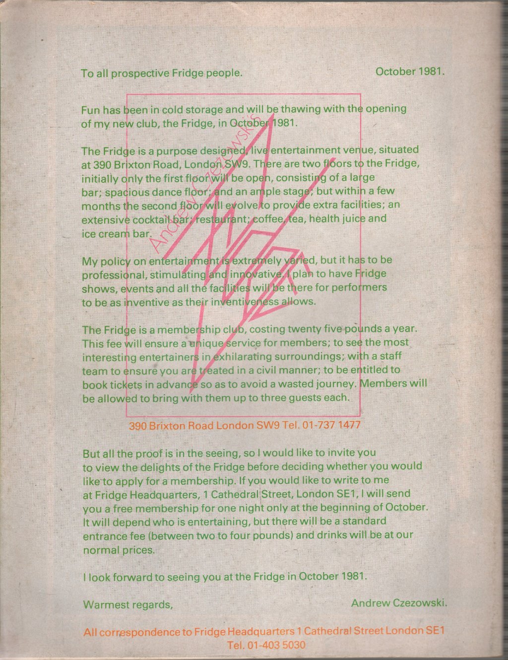 Pamela Stephenson - Face Number 18 - October 1981 - Magazine