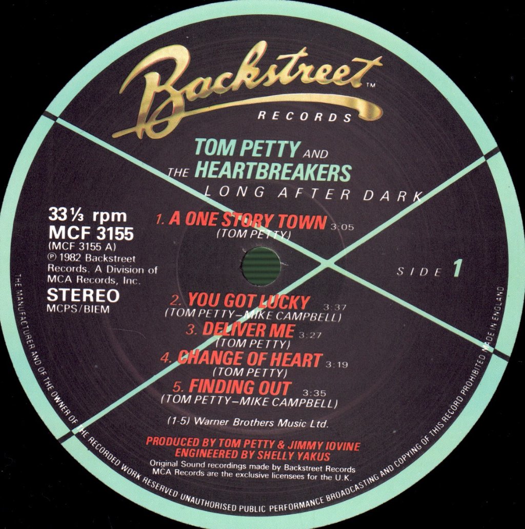 Tom Petty And The Heartbreakers - Long After Dark - Lp