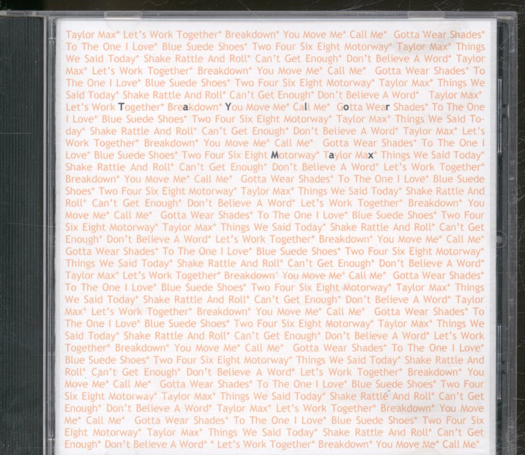 Taylor Max - Taylor Max - Cdr