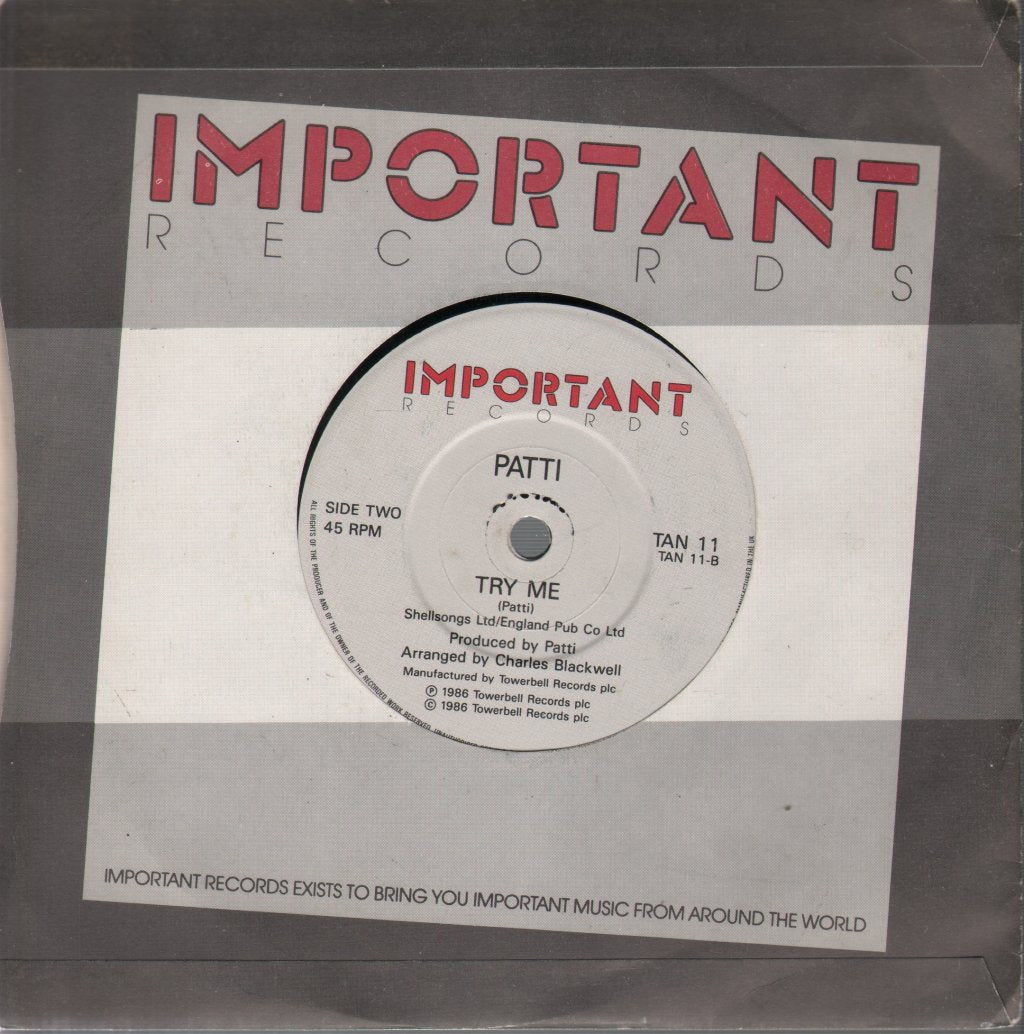 Patti With Guest Musicians The Dep Band - Biko - 7 Inch
