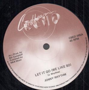 Jonny Rhythm - Let It Go - 12 Inch