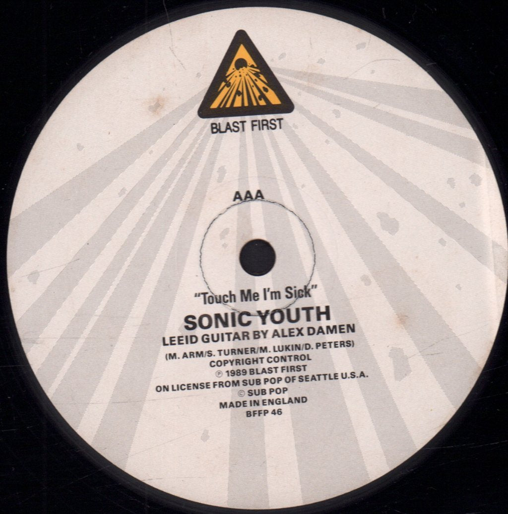 Sonic Youth/Mudhoney - Touch Me I'm Sick/Halloween - 12 Inch