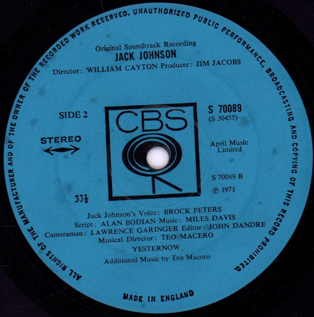 Miles Davis - Jack Johnson - Lp