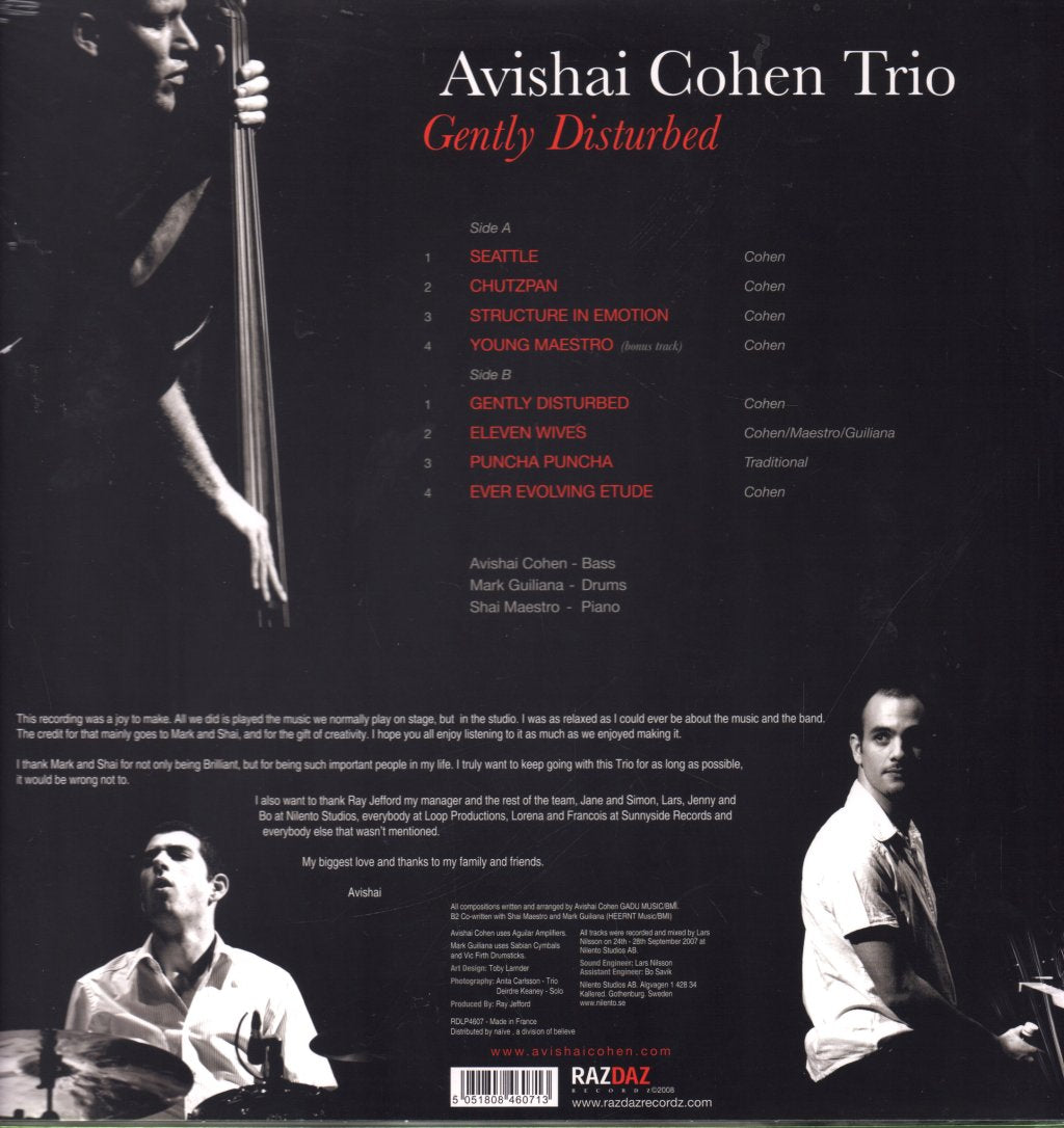 Avishai Cohen Trio - Gently Disturbed - Lp