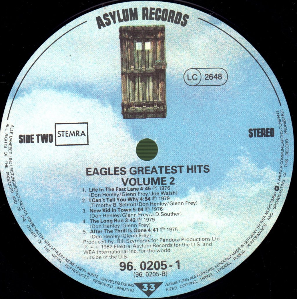 Eagles - Greatest Hits Volume 2 - Lp