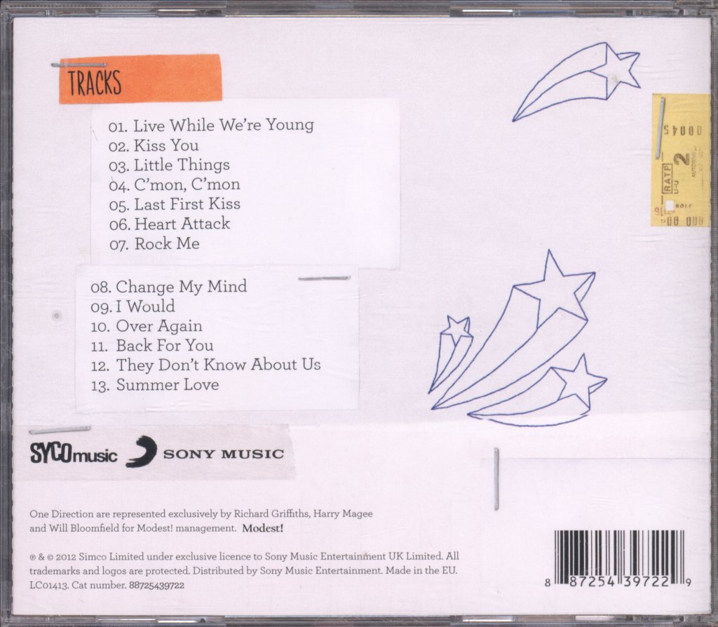 One Direction - Take Me Home - Cd