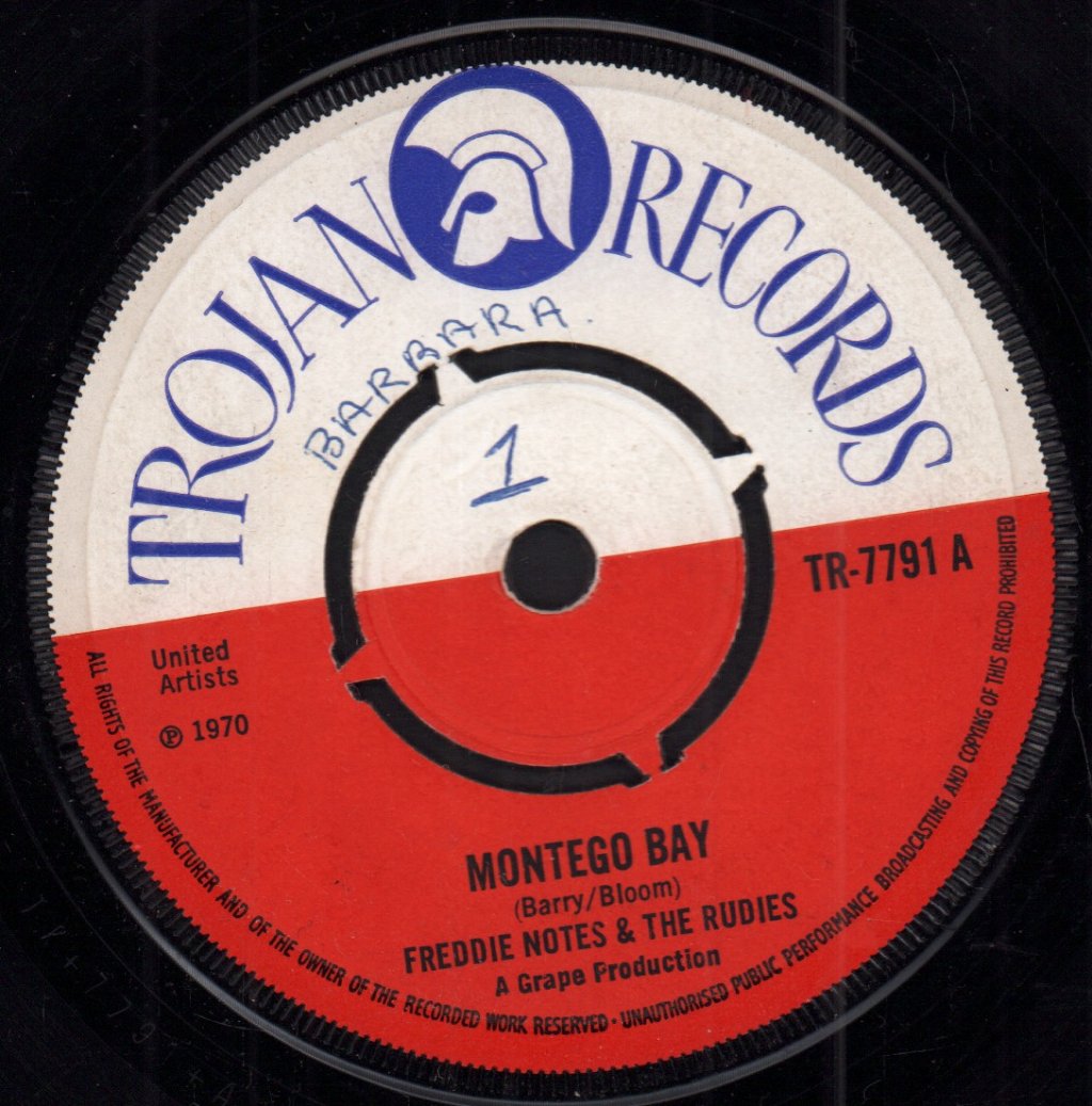 Freddie Notes And The Rudies - Montego Bay - 7 Inch