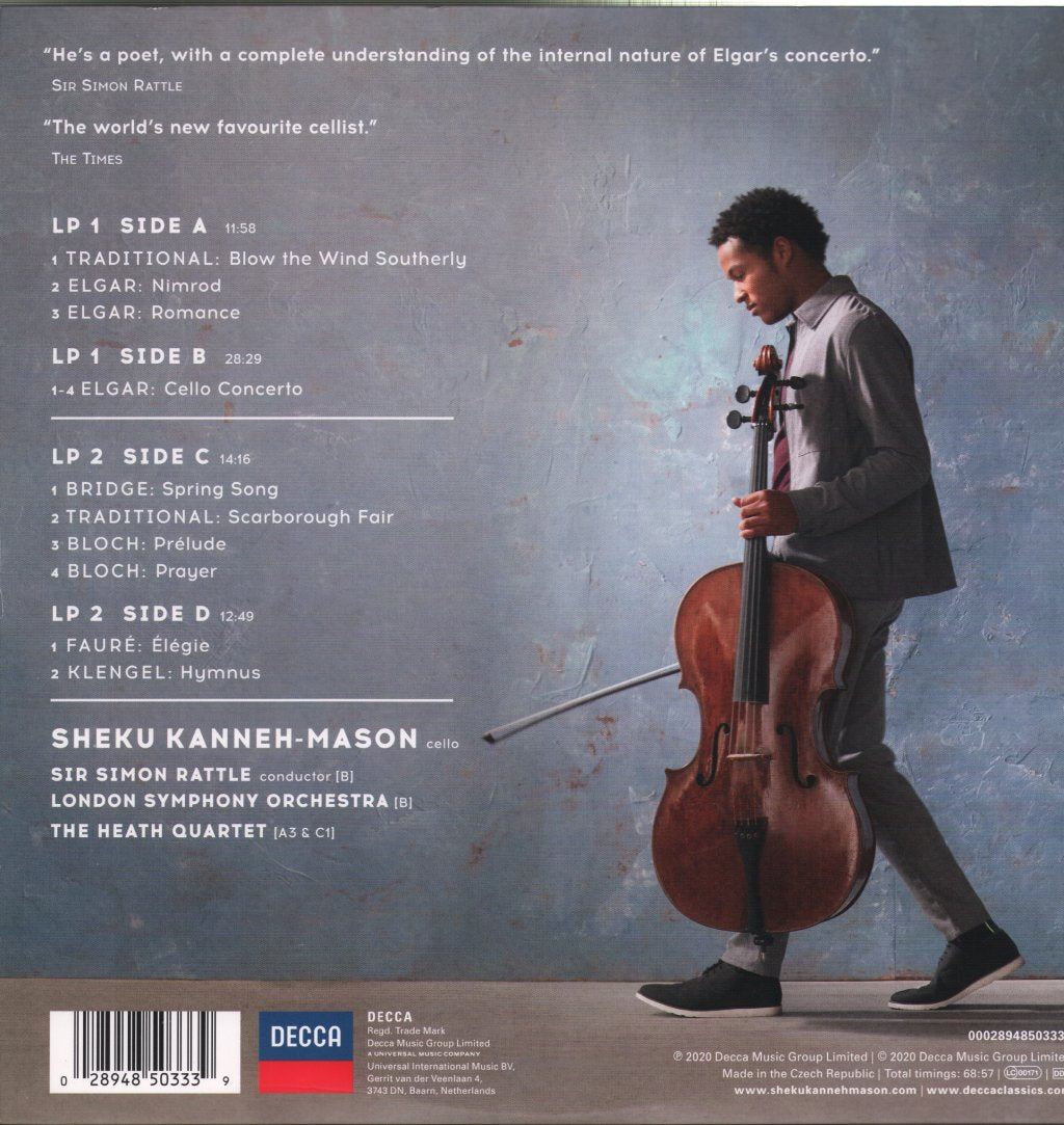 Sheku Kanneh-Mason - Elgar - Double Lp
