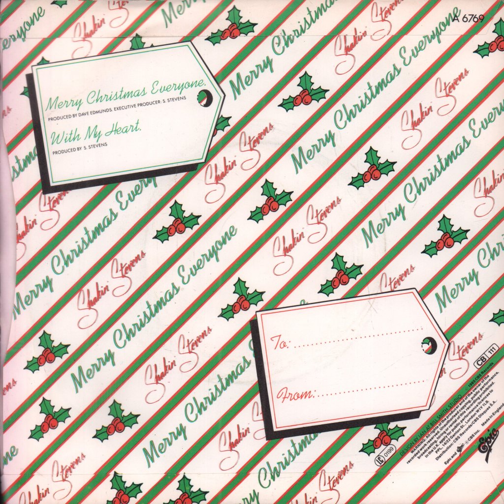Shakin Stevens - Merry Christmas Everyone - 7 Inch