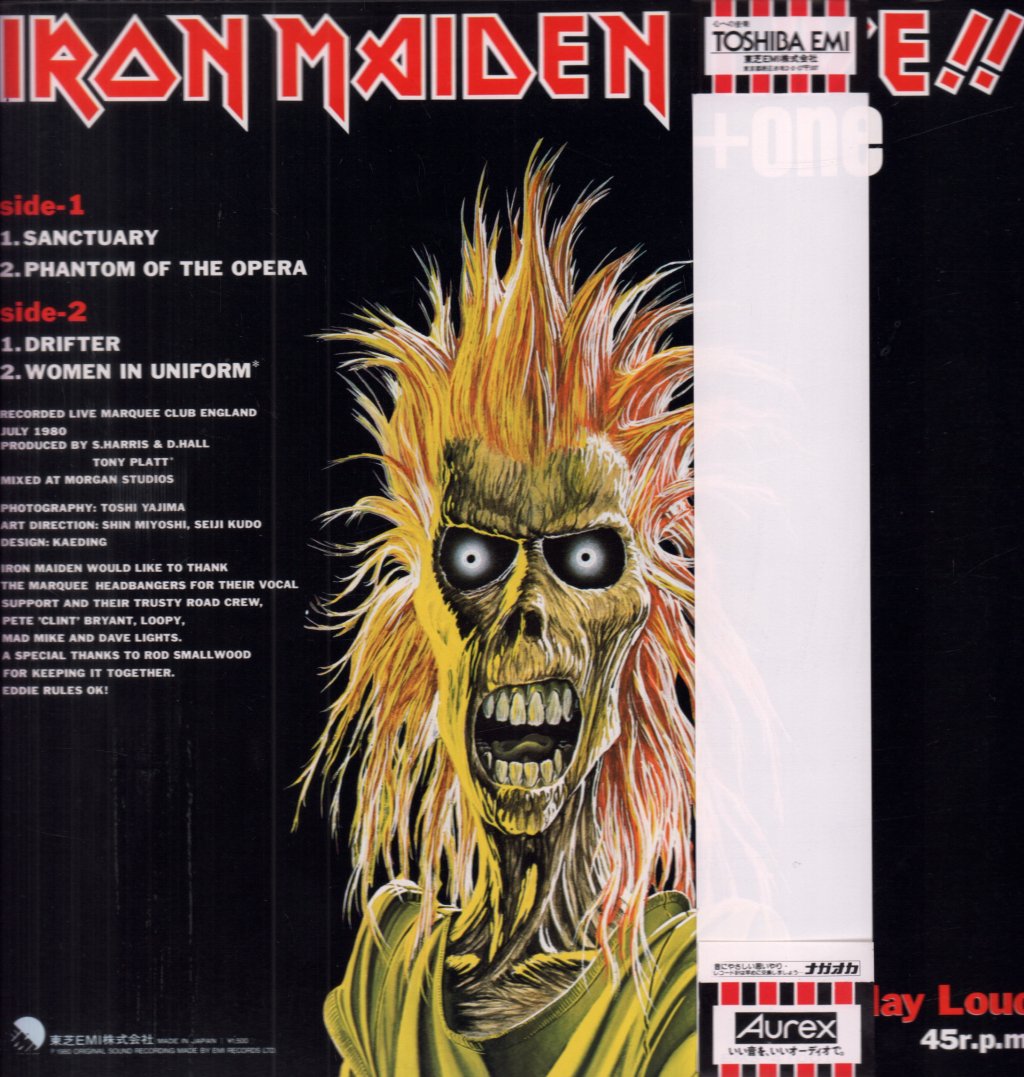 Iron Maiden - Live + One - 12 Inch