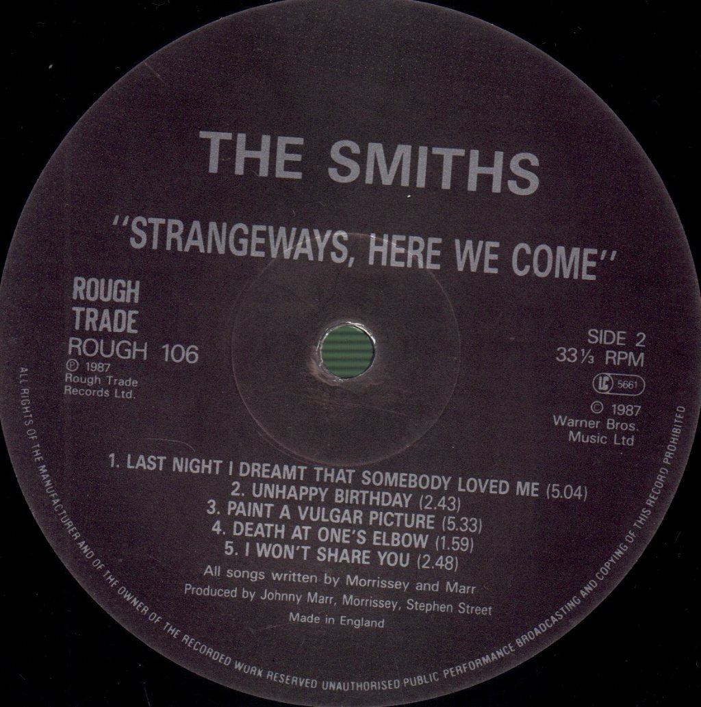 Smiths - Strangeways Here We Come - Lp