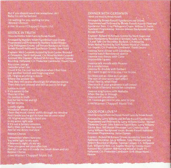 Brenda Russell - Kiss Me With The Wind - Cd