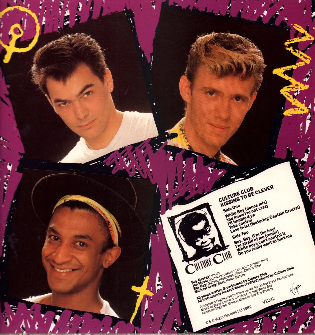 Culture Club - Kissing To Be Clever - Lp