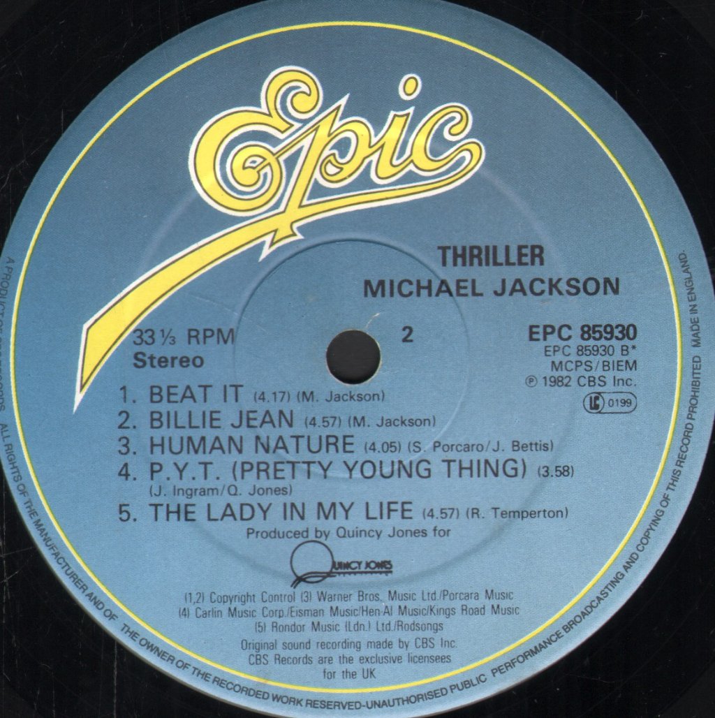Michael Jackson - Thriller - Lp