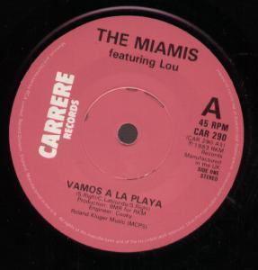 Miamis Featuring Lou - Vamos A La Playa - 7 Inch