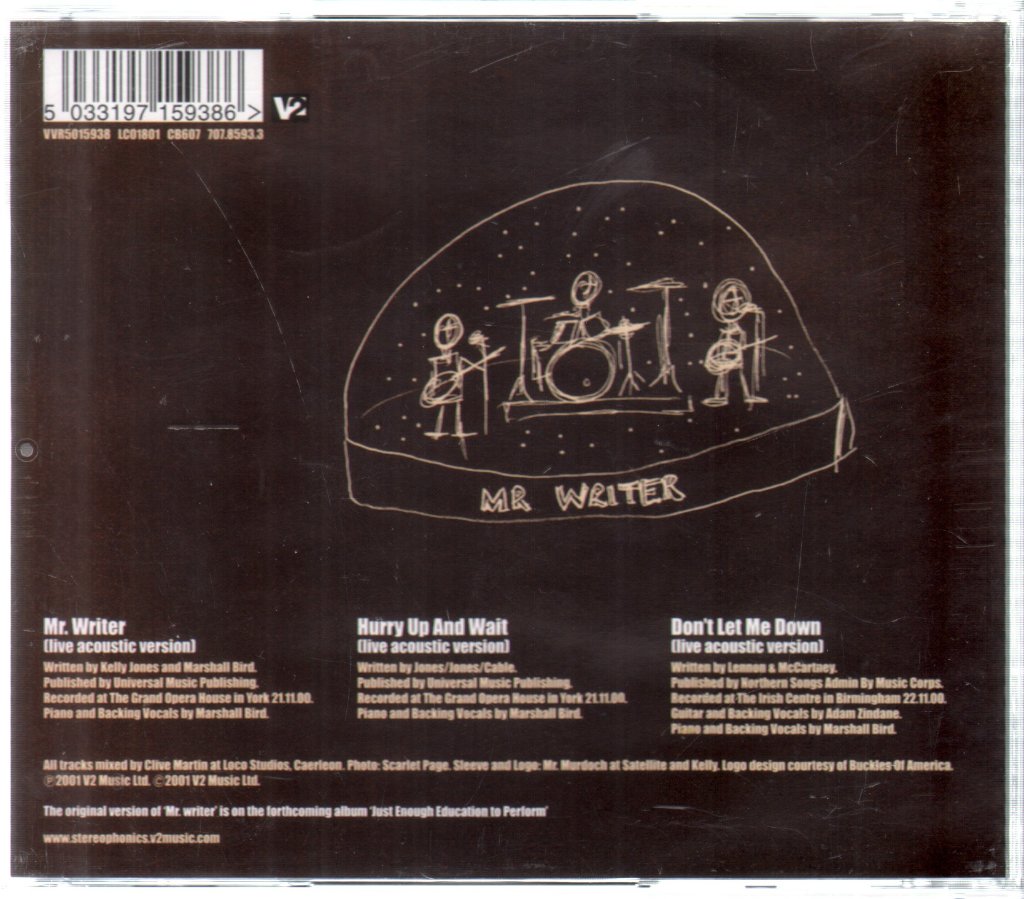 Stereophonics - Mr Writer - Cd