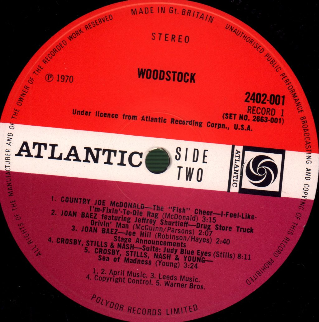 Various Artists - Woodstock - Music From The Original Soundtrack And More - Triple Lp