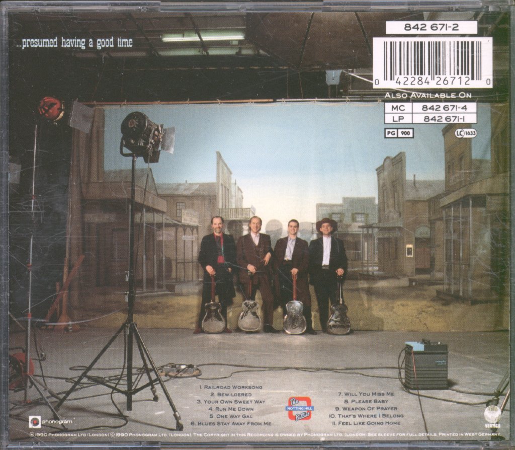 Notting Hillbillies - Missing… Presumed Having A Good Time - Cd