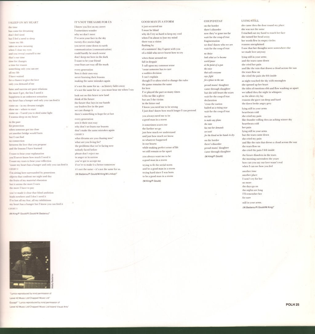 Level 42 - World Machine - Lp