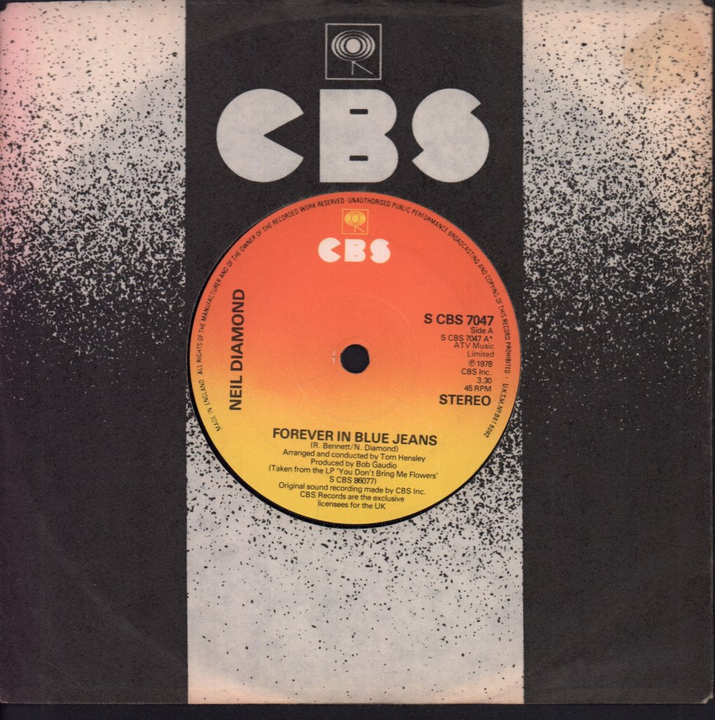 Neil Diamond - Forever In Blue Jeans - 7 Inch