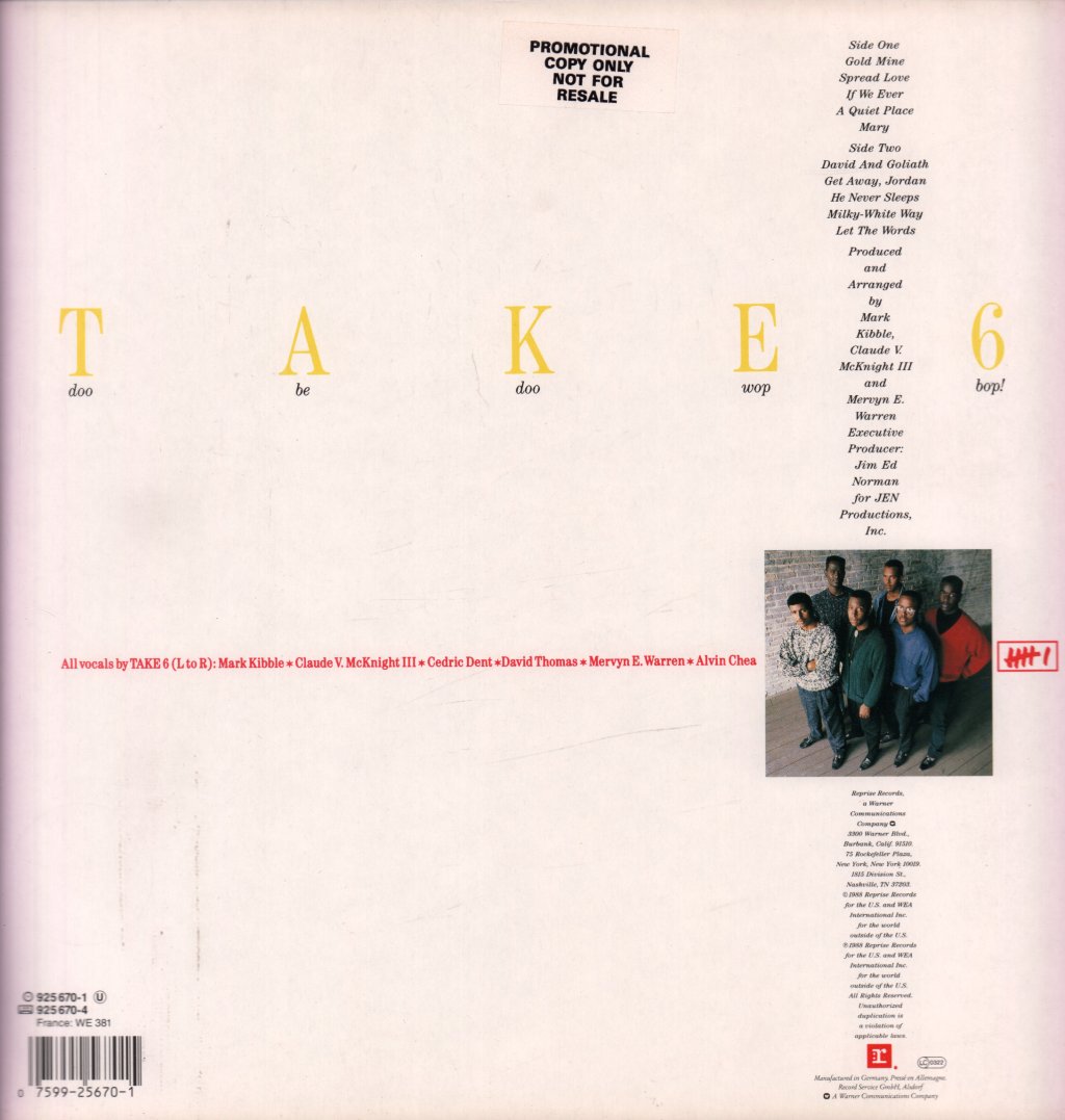 Take 6 - Take 6 - Lp