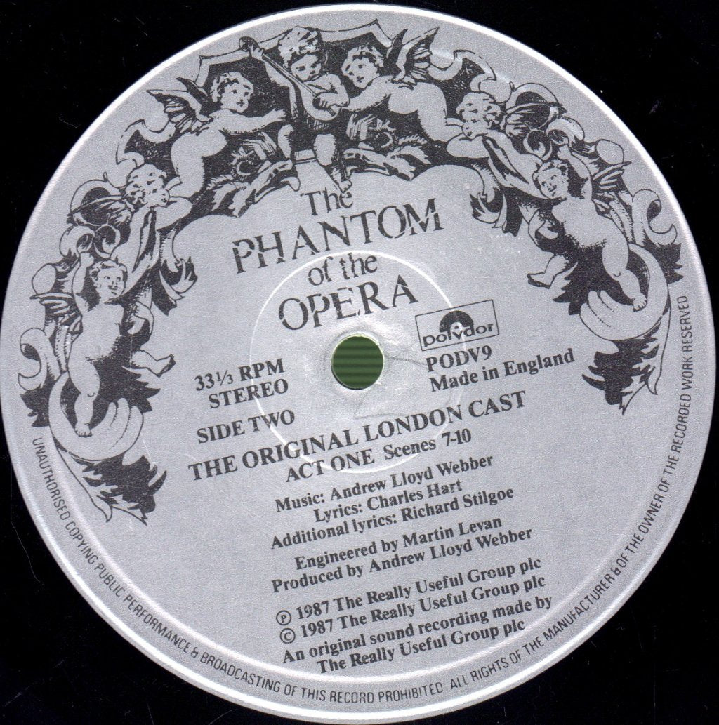 Various Artists - Phantom Of The Opera (Original London Cast) - Double Lp