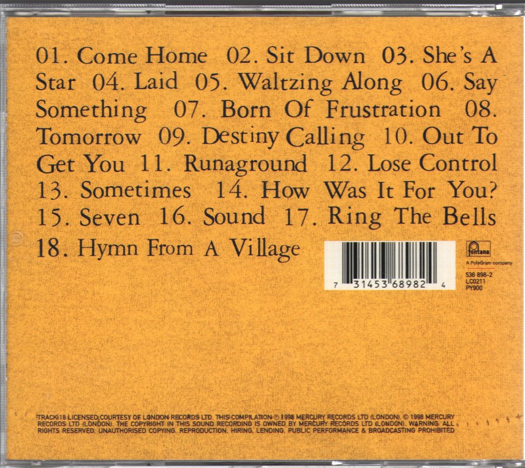 James - Best Of - Cd