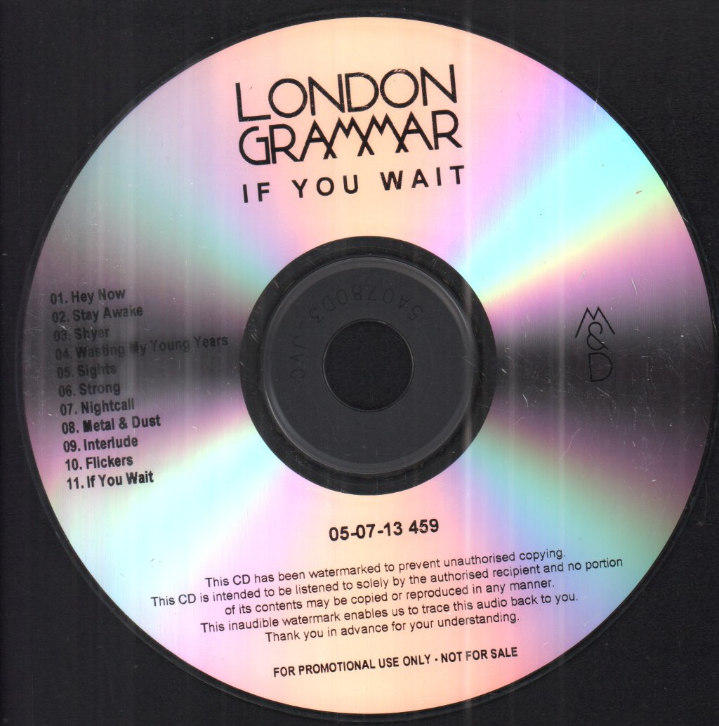 London Grammar - If You Wait - Cdr