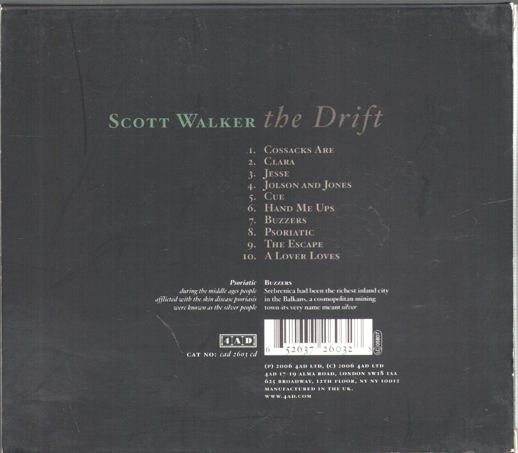 Scott Walker - Drift - Cd