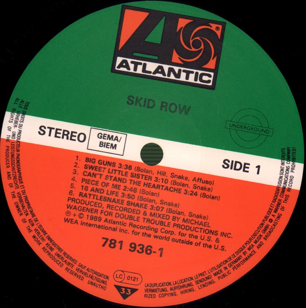 Skid Row - Skid Row - Lp