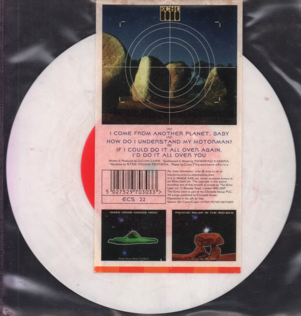 Julian Cope - I Come From Another Planet Baby - 7 Inch