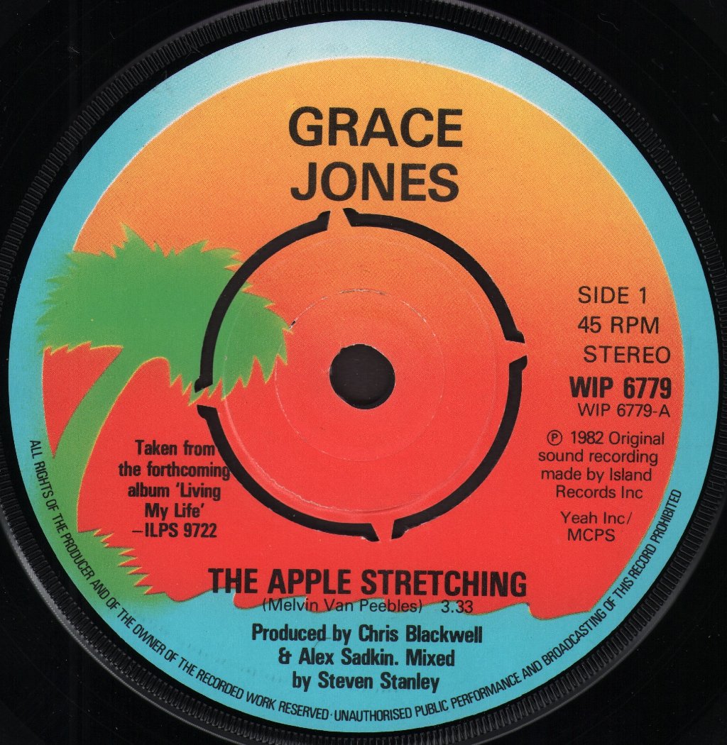 Grace Jones - Apple Stretching - 7 Inch
