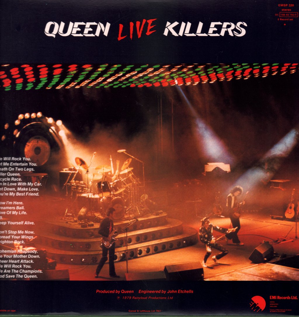 Queen - Live Killers - Double Lp