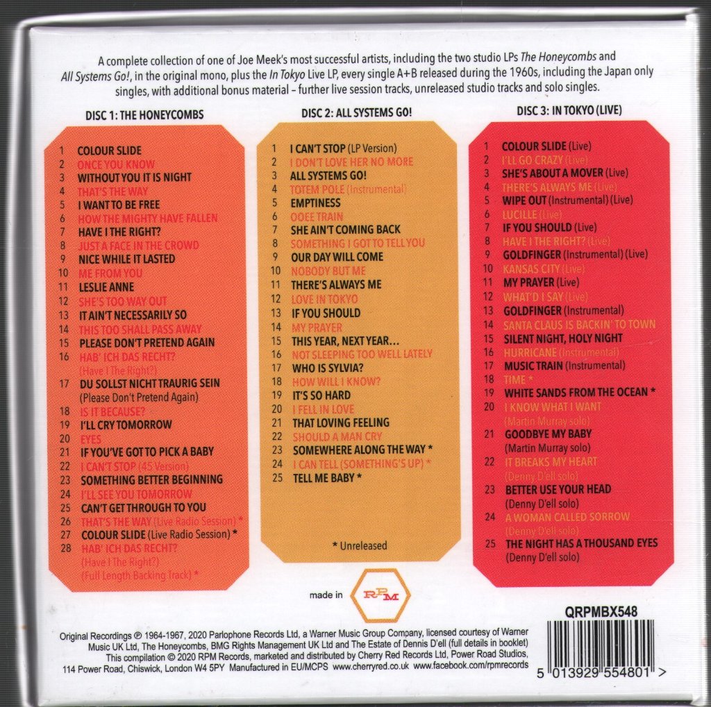 Honeycombs - Have I The Right? (The Complete 60s Albums & Singles) - Cd Set