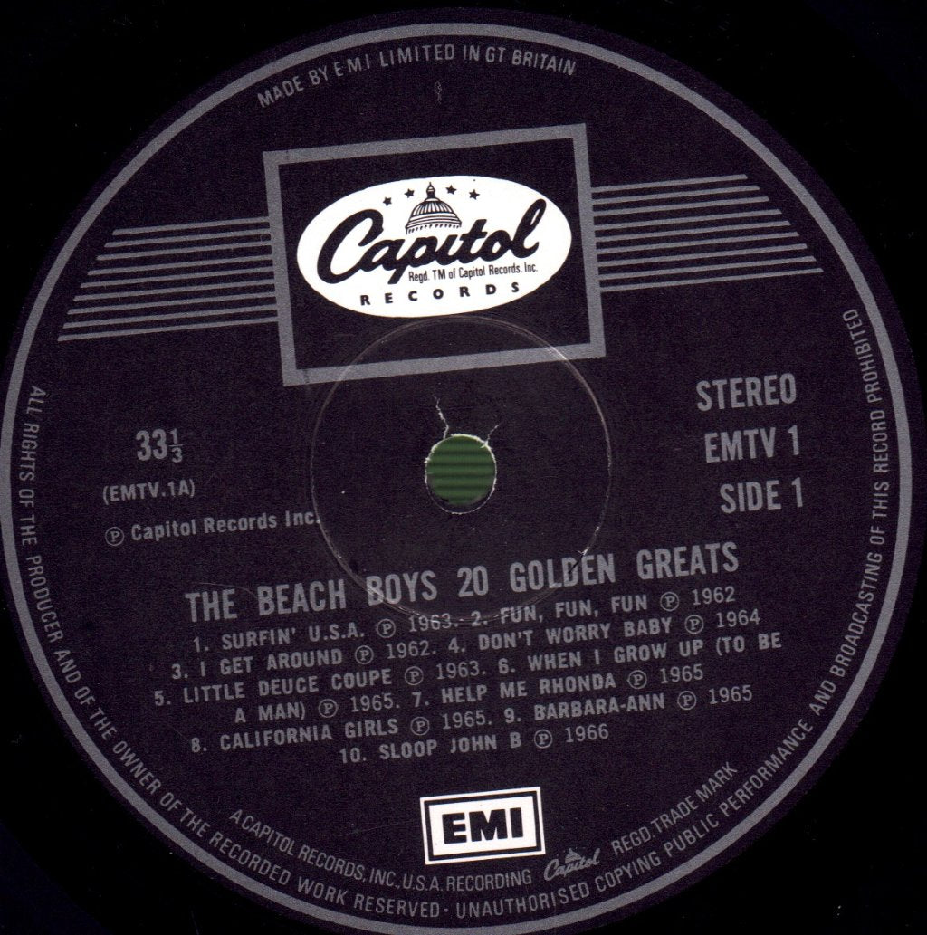 Beach Boys - 20 Golden Greats - Lp