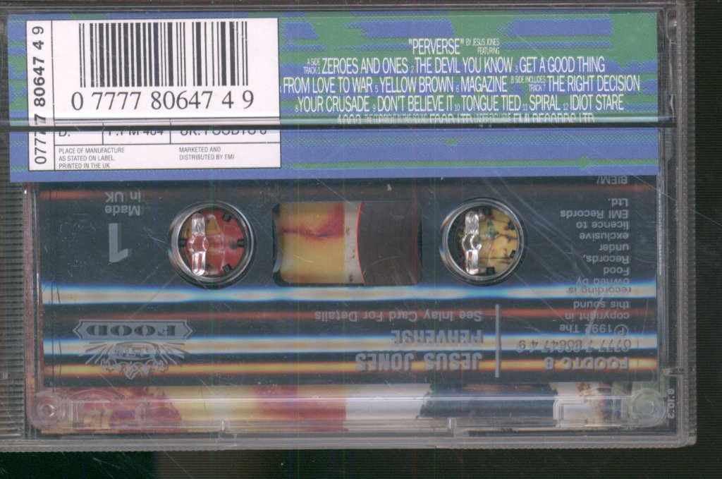 Jesus Jones - Perverse - Cassette