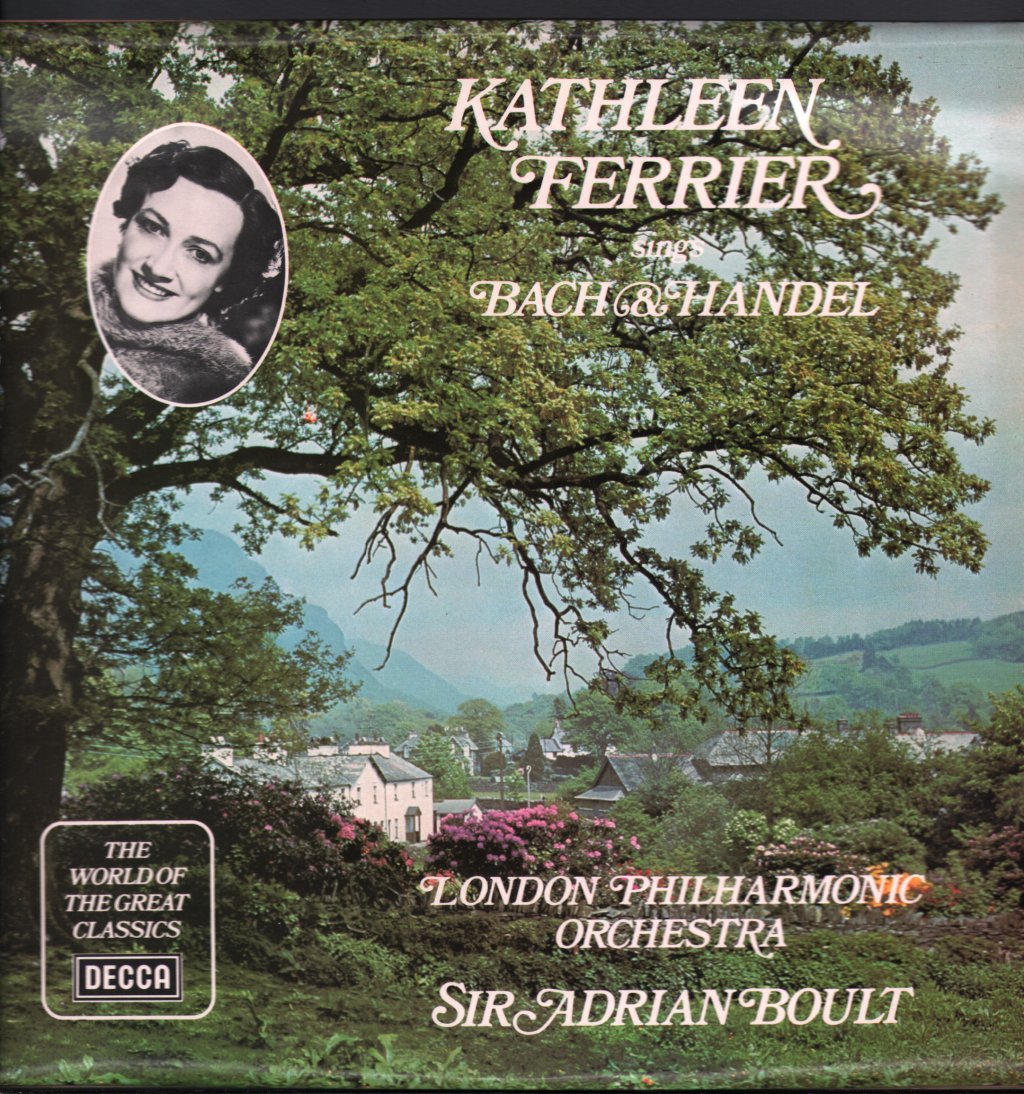 Kathleen Ferrier / Sir Adrian Boult / London Philharmonic Orchestra - Kathleen Ferrier Sings Bach And Handel - Lp