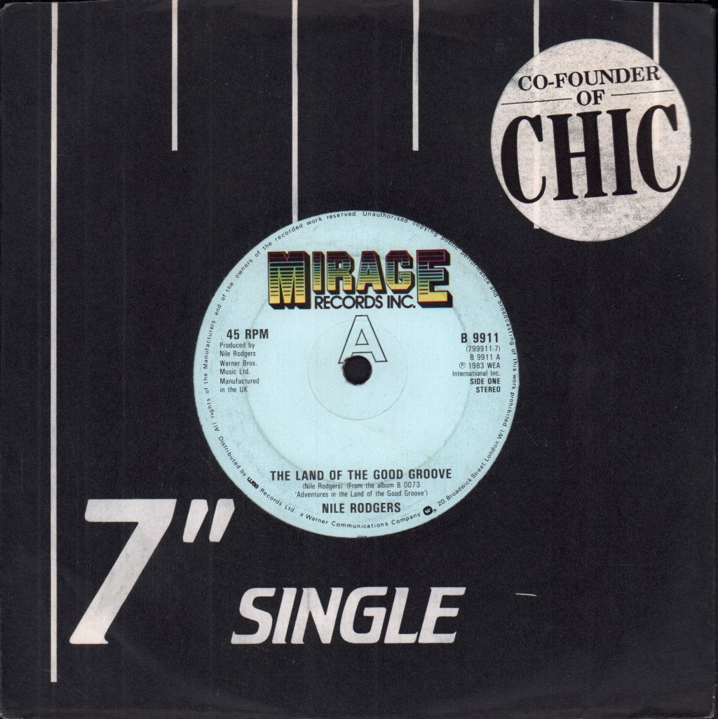 Nile Rodgers - Land Of The Good Groove - 7 Inch
